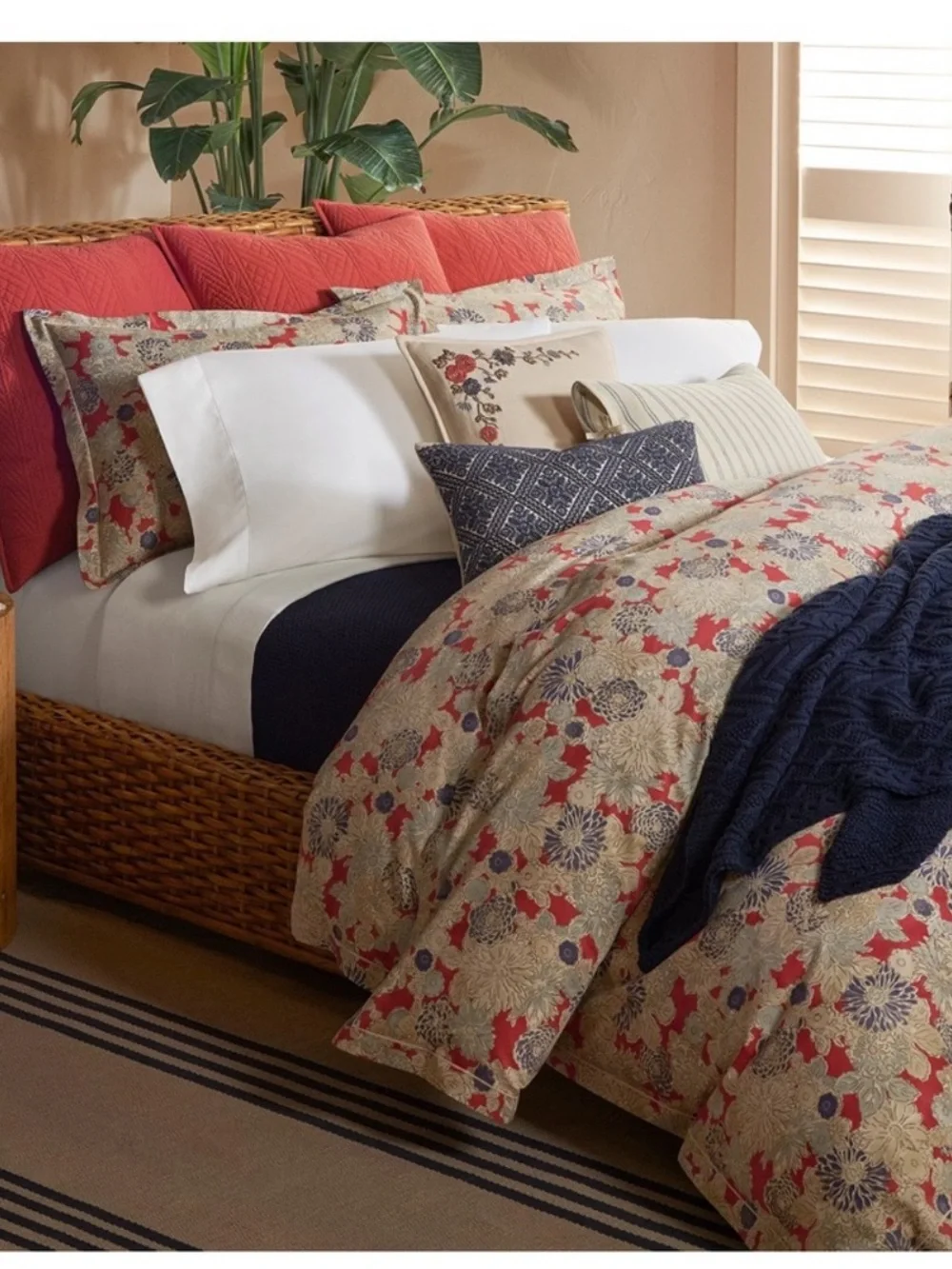 Ralph Lauren Remy Vintage Style Floral Comforter Full Queen New in Bag
